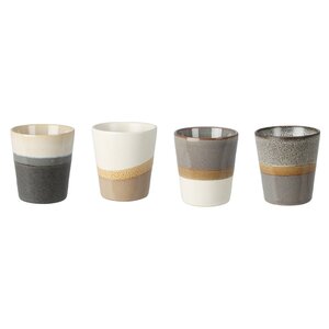 Beker aardewerk - 200 ml - 4 ass. kleuren - afbeelding 3