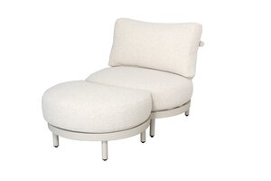 Belize fauteuil met hocker - afbeelding 1