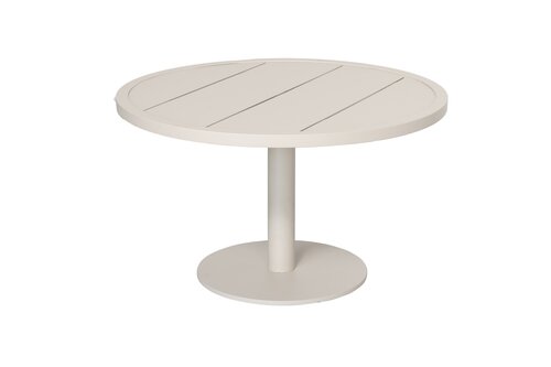 Belize salontafel set van 2 D89xH30 teak / D69xH41cm aluminium - afbeelding 3