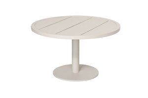 Belize salontafel set van 2 D89xH30 teak / D69xH41cm aluminium - afbeelding 3