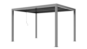 Bergamo aluminium Terrasoverkapping 3x4m met verlichting antraciet - afbeelding 2