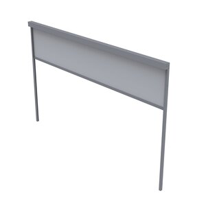 Bergamo zonwerende zijwand - L 400 x H 250 cm