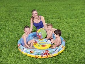 Bestway kinderbad rond play pool set 112 - afbeelding 4