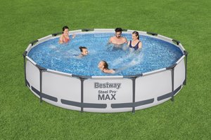 Bestway zwembad steel pro max set rond 366 - afbeelding 6