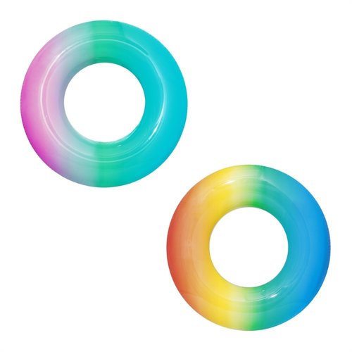 Bestway zwemring regenboog 80 - afbeelding 1