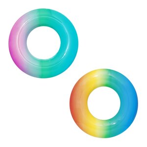 Bestway zwemring regenboog 80