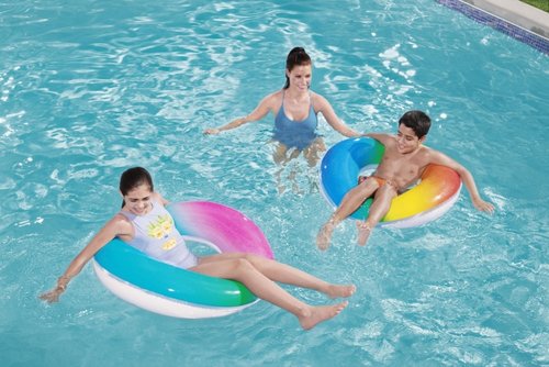 Bestway zwemring regenboog 80 - afbeelding 4