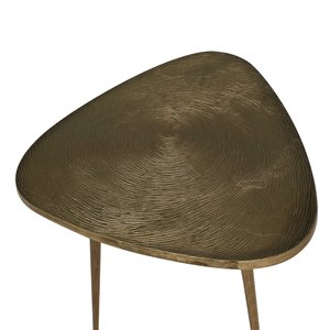 Bijzettafel Brass antique - 44 x 46 x 47 cm - afbeelding 2