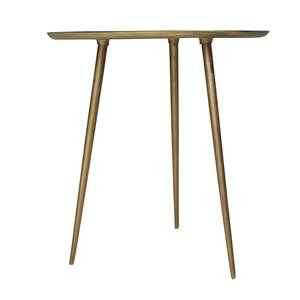 Bijzettafel Brass antique - 45 x 53 x 56 cm - afbeelding 3