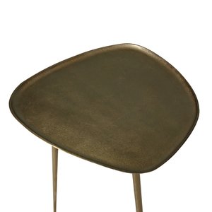 Bijzettafel Brass antique - 45 x 53 x 56 cm - afbeelding 2