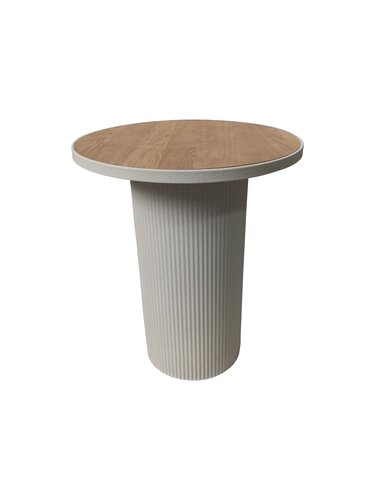 Bijzettafel D 46 x H 56 cm light stone