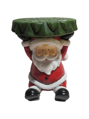 Bijzettafel kerstman D31 x H 40 cm