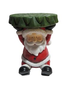 Bijzettafel kerstman Ø31 × H40 cm