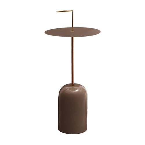Bijzettafel lever D30x56/67cm