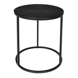 Bijzettafel Matt Black Set van 2 - H 46/51 x D 40/48 cm - afbeelding 3