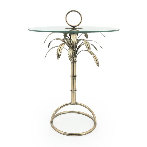 Bijzettafel palm D50x70cm - afbeelding 2