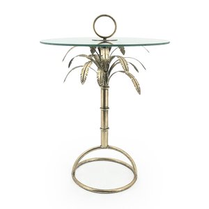 Bijzettafel palm D50x70cm - afbeelding 2