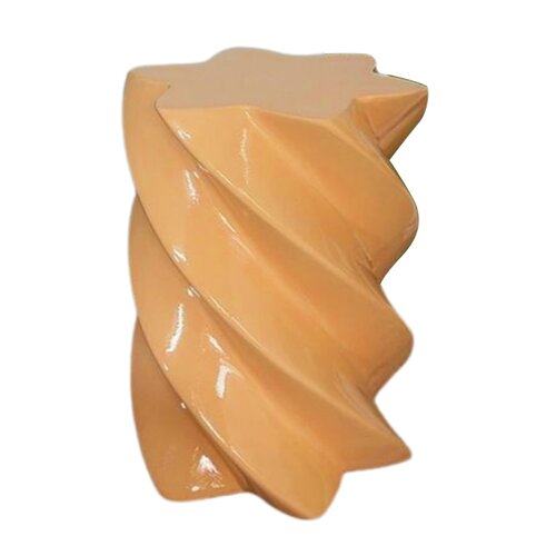 Bijzettafel Swirl peach - D 32 x H 42 cm