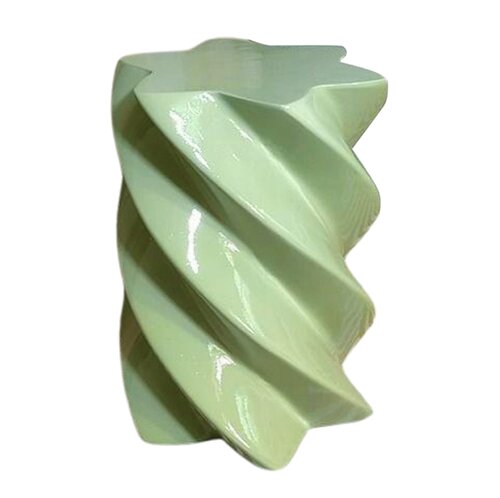 Bijzettafel Swirl sage - D 32 x H 42 cm