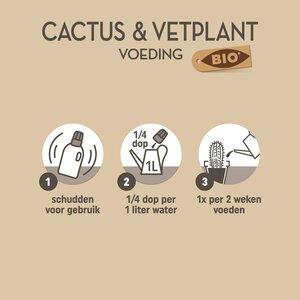 Pokon Bio Cactus&Vetplant 250ml - afbeelding 3