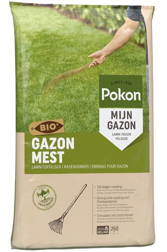 Pokon Bio Gazonmest voor 250m2 - afbeelding 1