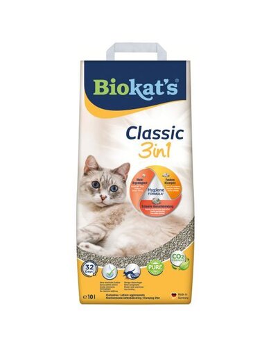 Biokat's Classic 3in1 Kattenbakvulling - 10 liter