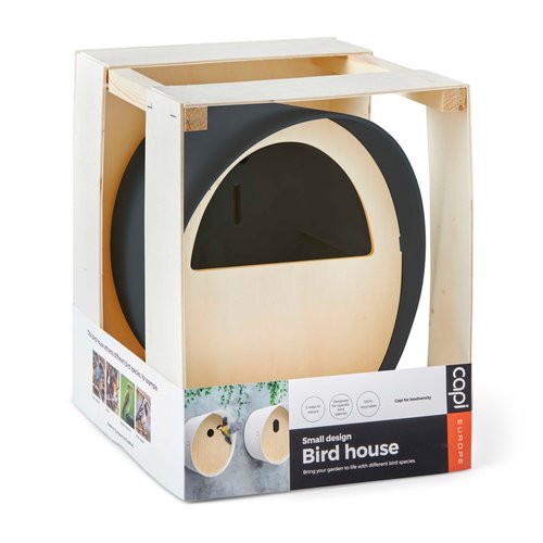 Capi Bird house Half Anthracite - 24 x 19 x 23 cm - afbeelding 2