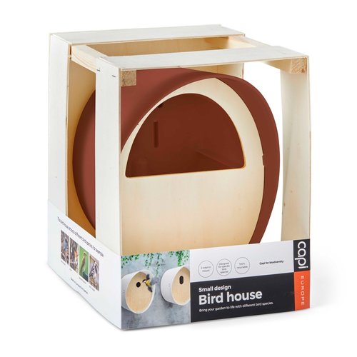 Capi Bird house Half Brown - 24 x 19 x 23 cm - afbeelding 2