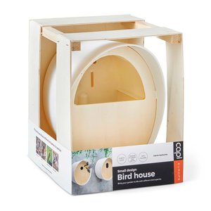 Capi Bird house Half White - 24 x 19 x 23 cm - afbeelding 2