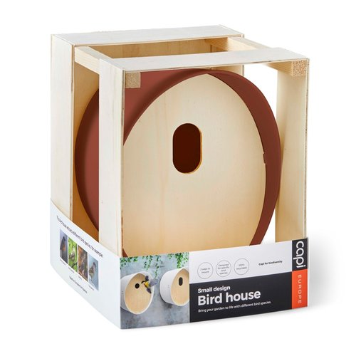 Capi Bird house Oval Brown - 24 x 19 x 23 cm - afbeelding 2
