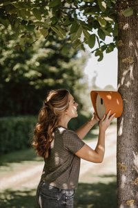 Capi Bird house Oval Brown - 24 x 19 x 23 cm - afbeelding 3