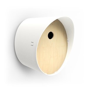 Capi Bird house Round White - 24 x 19 x 23 cm