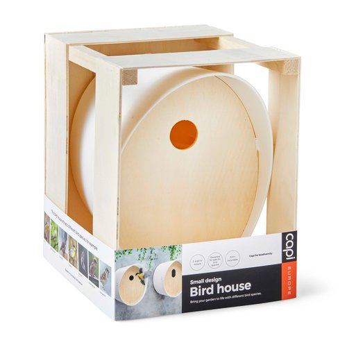 Capi Bird house Round White - 24 x 19 x 23 cm - afbeelding 2