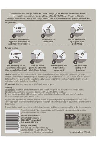 Bitterzout Groenm 500gr - afbeelding 2