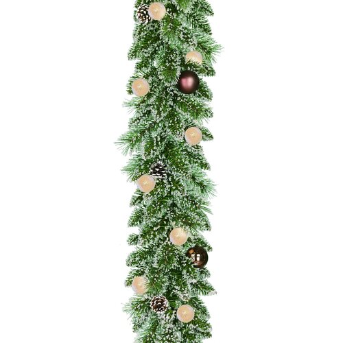 Black Box Trees Kunstkerstguirlande Kaprun met verlichting - L1,8m