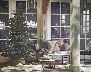 Blackbox Macallan kunstkerstboom led groen - H 185 x D 127 cm - afbeelding 4