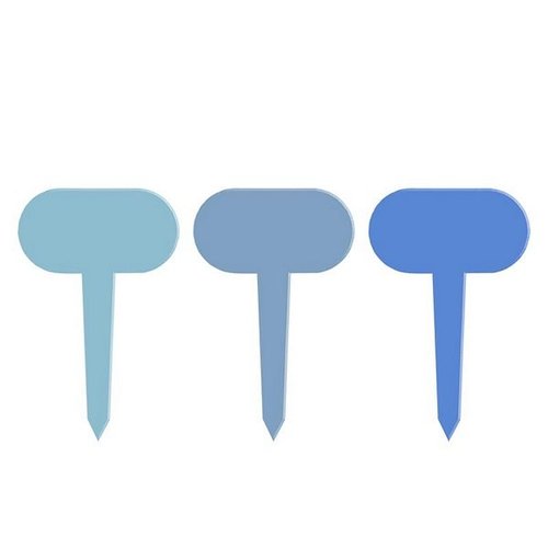 Blauwtinten Plantenstekers set/6