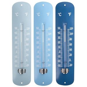 Blauwtinten thermometer zink ass.