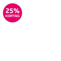 25% korting