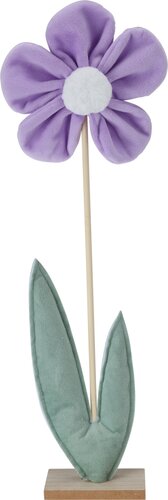 Bloem vilt 32cm - 4 kleuren - afbeelding 3