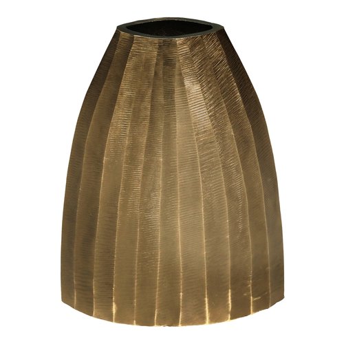 Bloemenvaas Brass antique - 23,5 x 8 x 41 cm