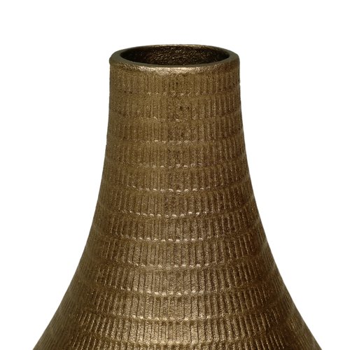 Bloemenvaas Brass antique - H 37 x D 19,5 cm - afbeelding 2