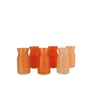Bloemenvaas Diamond Oranje - D 10 - afbeelding 1