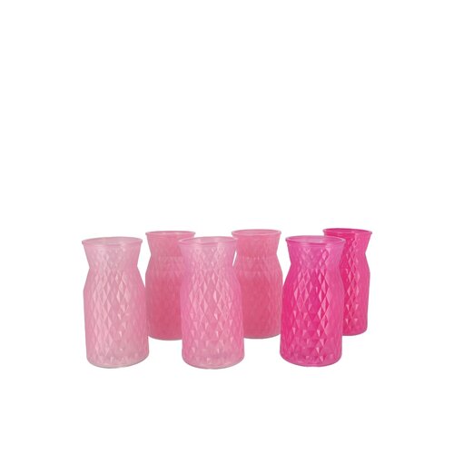 Bloemenvaas Diamond Roze - D 10 - afbeelding 1