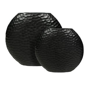 Bloemenvaas Matt Black - 30,5 x 8 x 34 cm - afbeelding 2