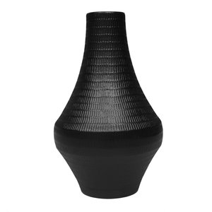 Bloemenvaas Matt Black - H 37 x D 19,5 cm - afbeelding 1