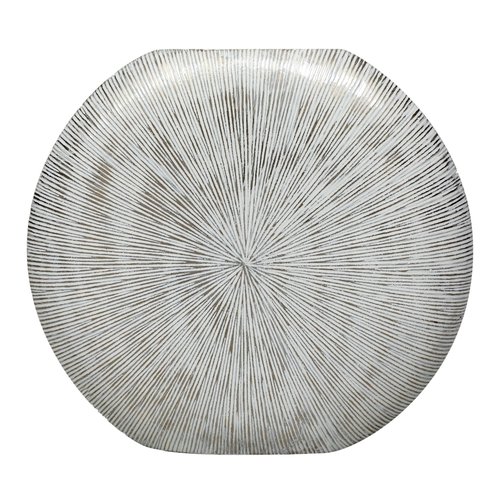 Bloemenvaas White Gold - 33 x 9 x 37 cm - afbeelding 1