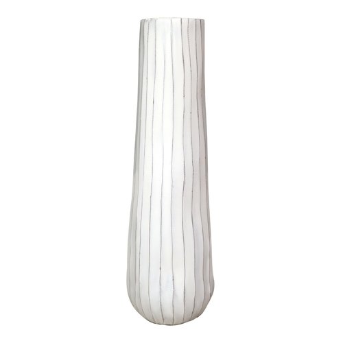 Bloemenvaas White Gold - H 57 x D 18 cm - afbeelding 1