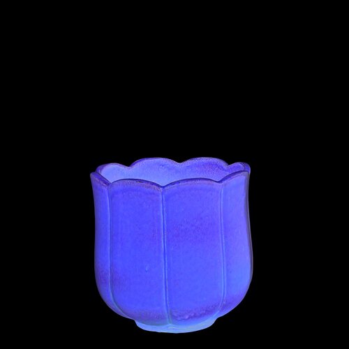 Bloempot Blossom geel - D 42 x H 42,5 cm