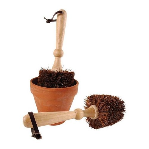 Bloempot borstel